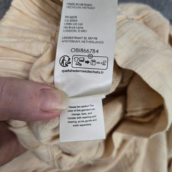 NEW Free People Quinn Harem Linen Blend Pants Size Small - Picture 6 of 7